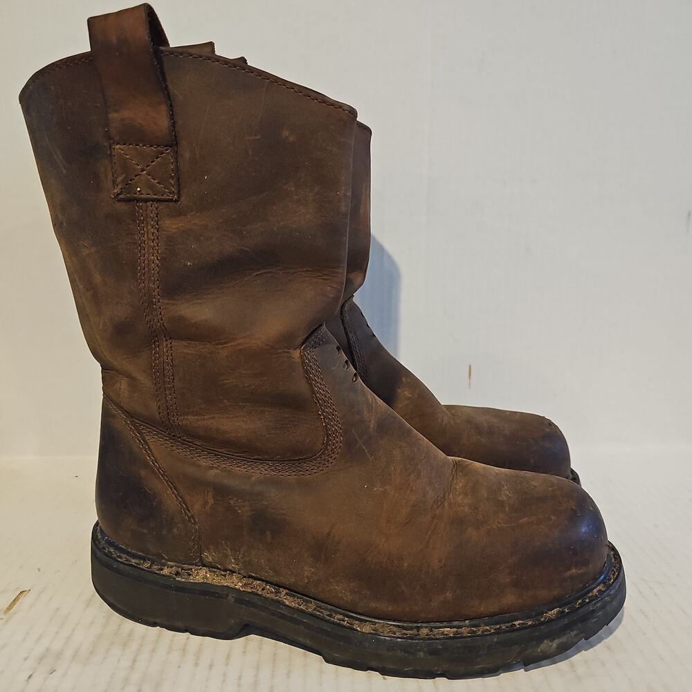 Timberland Pro 24/7 Mens Size 10.5 M Leather Safety toe Boots Model 33004
